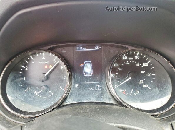JN1BJ1CRXHW132622 2017 NISSAN ROGUE Red Սարքավորումների վահանակի տեսք