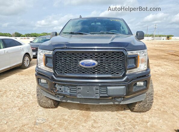 1FTEW1E52LKD43058 2020 FORD F150 Black Rear view