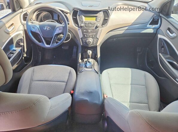 5XYZT3LB1GG354403 2016 HYUNDAI SANTA Blue Սարքավորումների վահանակի տեսք