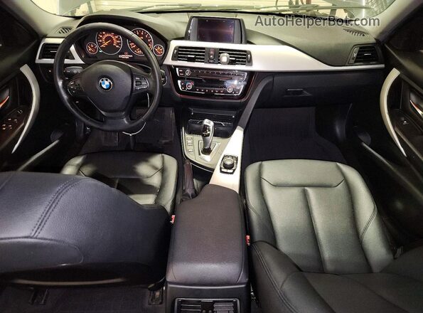 WBA8E5G56HNU22613 2017 BMW 3 SERIES Gray Instrument cluster view