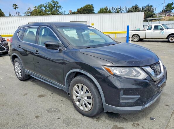 KNMAT2MV4JP552249 2018 NISSAN ROGUE Black Вид спереду
