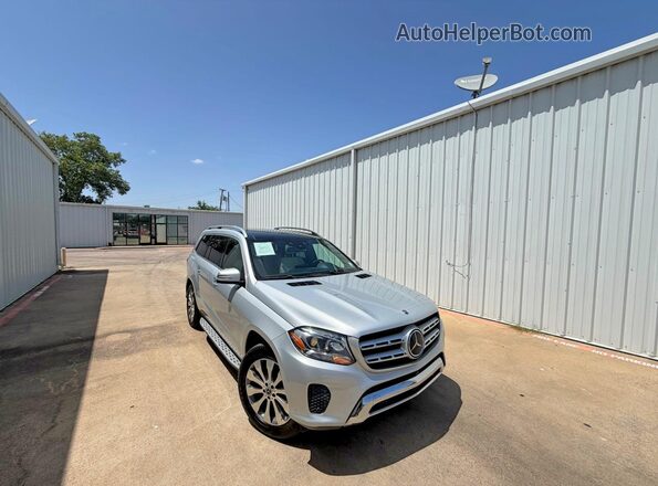4JGDF6EE2JB172541 2018 MERCEDES-BENZ GLS Silver Rear left