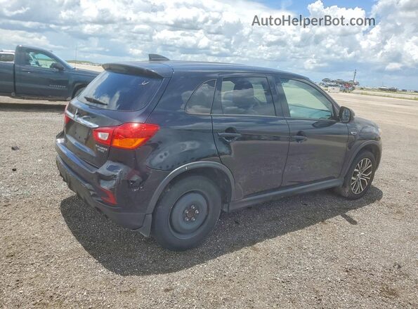 JA4AP3AU2JU006955 2018 MITSUBISHI OUTLANDER Black წინა მარჯვენა