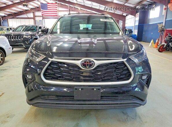 5TDKDRBHXPS022485 2023 TOYOTA HIGHLANDER Black უკანა ხედი