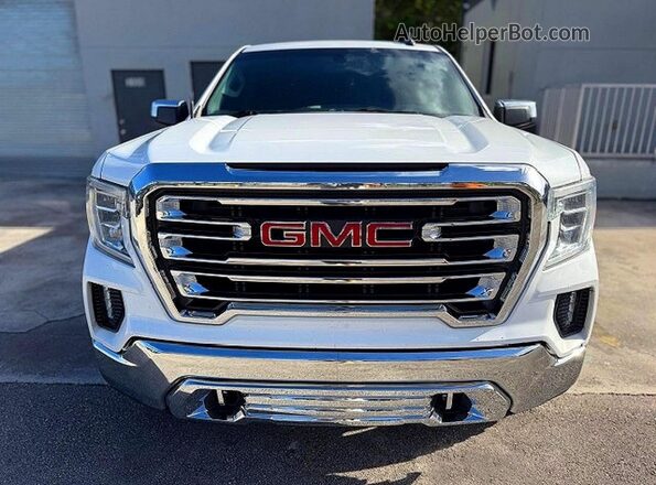 1GTU9BET4MZ191297 2021 GMC SIERRA White უკანა ხედი