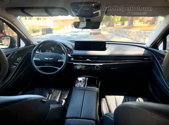 KMTGB4SC0PU196002 2023 GENESIS G80 Черный Вид задних сидений
