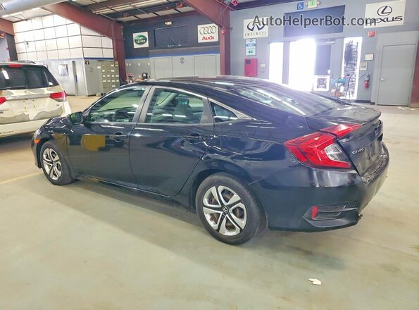 2HGFC2F61KH538683 2019 HONDA CIVIC Black Trasero derecho