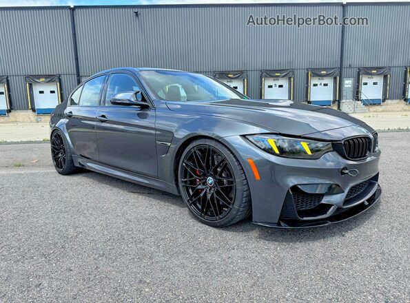 WBS8M9C54G5G41759 2016 BMW M3 Charcoal Tył lewy