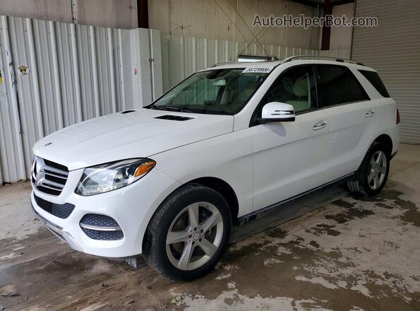 4JGDA5HB9HA894745 2017 MERCEDES-BENZ GLE White Trasero izquierdo