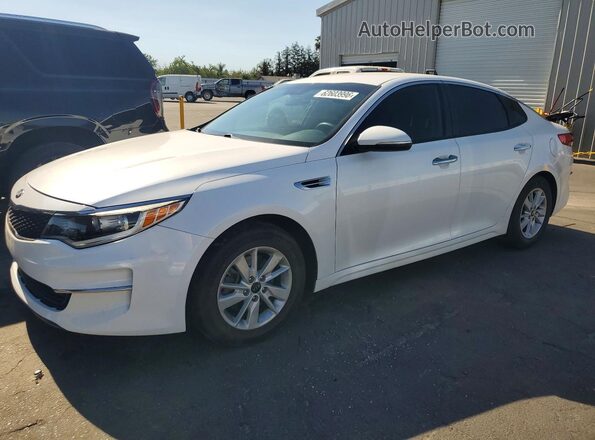 KNAGT4L3XG5083577 2016 KIA OPTIMA White Հետևի ձախ