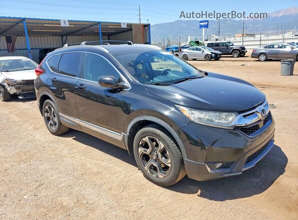 2HKRW2H91HH677982 2017 HONDA CR-V Black წინა ხედი
