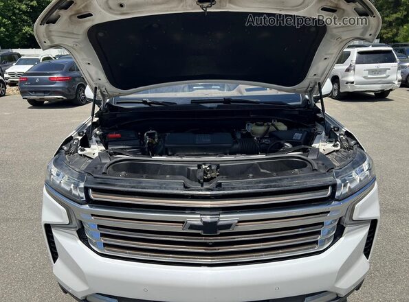 1GNSKTKL6MR179746 2021 CHEVROLET TAHOE White Vista del cuadro de instrumentos