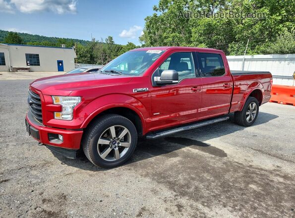 1FTFW1EG8HFB28547 2017 FORD F150 Red უკანა მარცხენა
