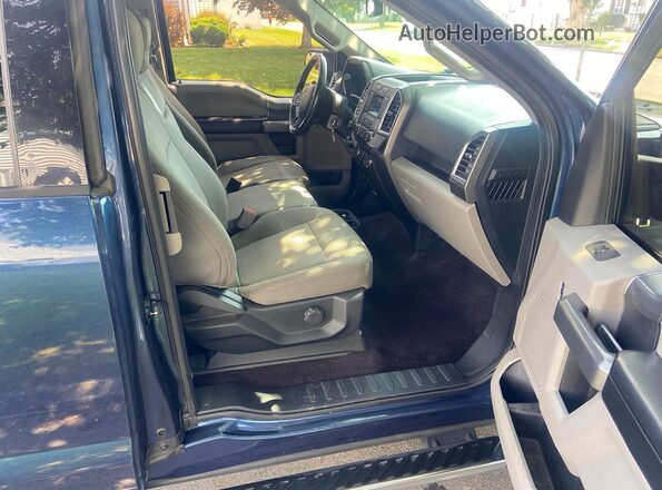 1FTEX1E87GFA81219 2016 FORD F150 Blue Widok z tyłu
