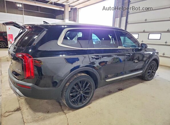 5XYP54HC7MG137393 2021 KIA TELLURIDE Black Delantero derecho