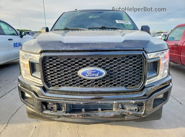 1FTEW1CP1JKC62893 2018 FORD F150 Black Widok z tyłu
