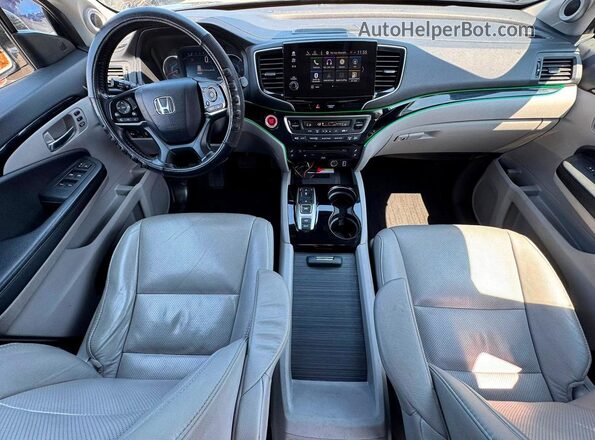 5FNYF6H0XNB033816 2022 HONDA PILOT Blue უკანა სავარძლების ხედი