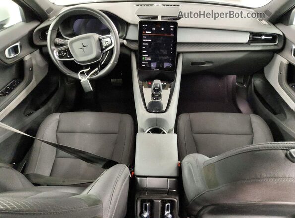 YSMEG3KA6PL136185 2023 POLESTAR 2 White Вид панелі приладів