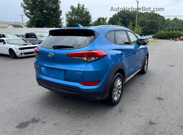 KM8J3CA4XJU622030 2018 HYUNDAI TUCSON Blue Передня права чверть