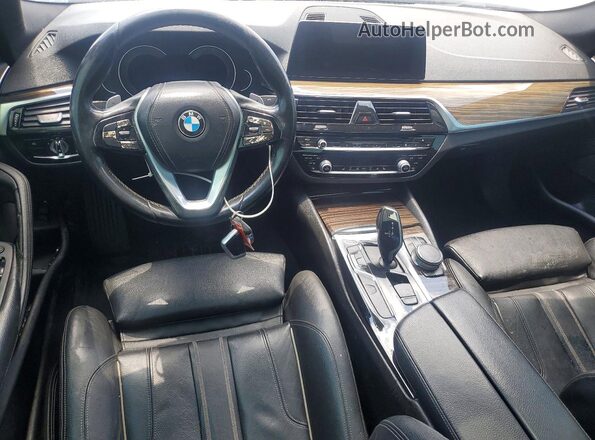 WBAJA9C53JB034370 2018 BMW 5 SERIES Black Vista del cuadro de instrumentos