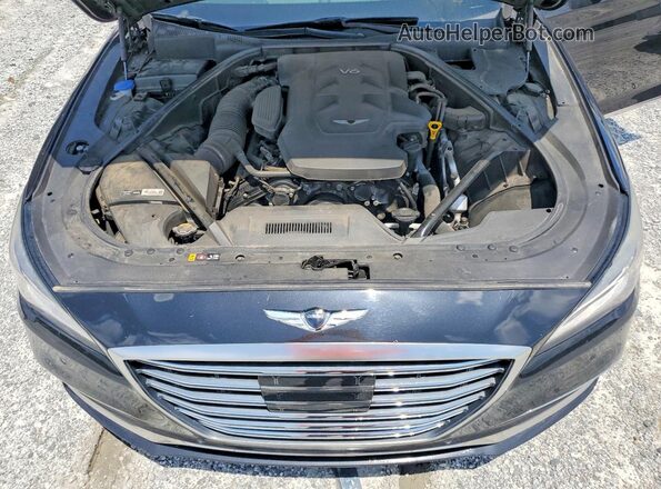 KMHGN4JE7JU271001 2018 GENESIS G80 Угольный Вид подкапотного пространства