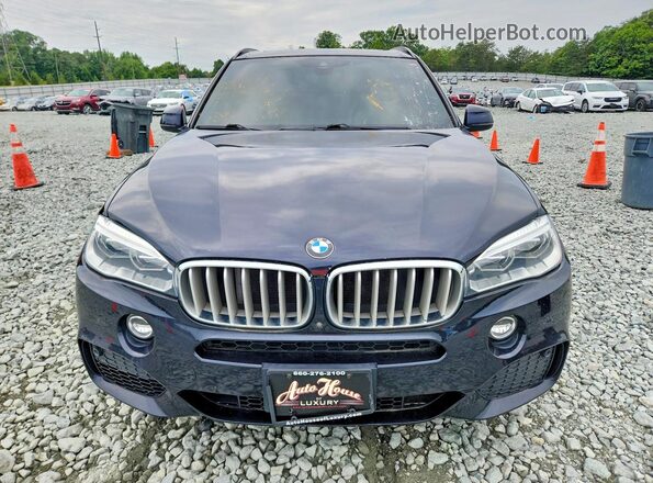 5UXKR6C50J0U14582 2018 BMW X5 Blue Հետևի տեսք