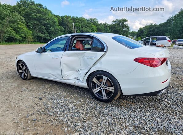 W1KAF4HB6SR277255 2025 MERCEDES-BENZ C White უკანა მარჯვენა