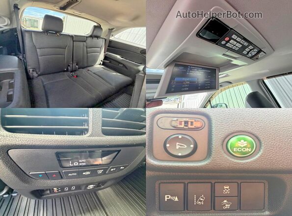 5FNYF5H98GB020171 2016 HONDA PILOT Gray Widok wnętrza 360 stopni