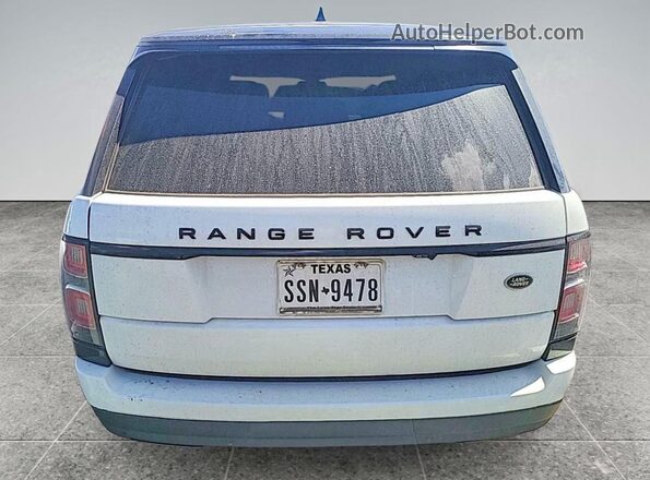 SALGR2RV5JA501596 2018 LAND ROVER RANGE Белый Вид подкапотного пространства