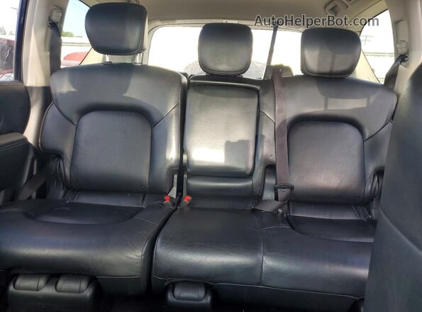 JN8AY2NCXH9502876 2017 NISSAN ARMADA Black უკანა სალონის ხედი