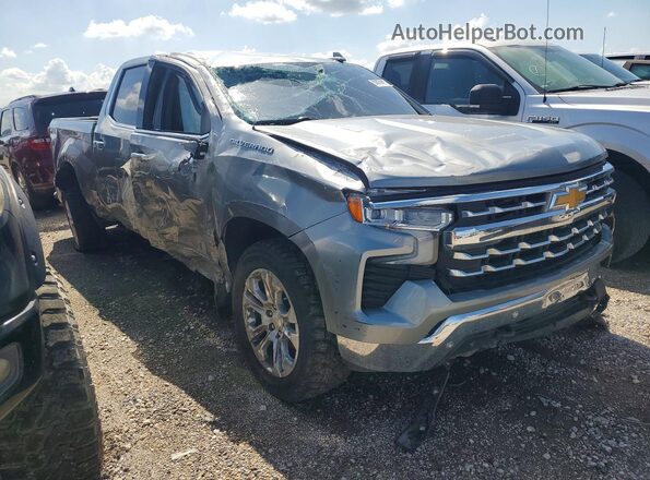 2GCPAEED1P1111286 2023 CHEVROLET SILVERADO Gray Front view