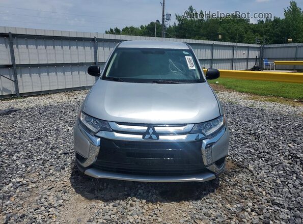JA4AZ3A33JZ052959 2018 MITSUBISHI OUTLANDER Серебряный Вид сзади