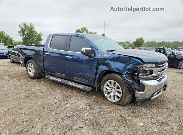 3GCUYGEL7NG168582 2022 CHEVROLET SILVERADO Blue Դիմացի տեսք