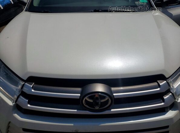 5TDBZRFH9KS720400 2019 TOYOTA HIGHLANDER Белый Вид наклейки с VIN-кодом