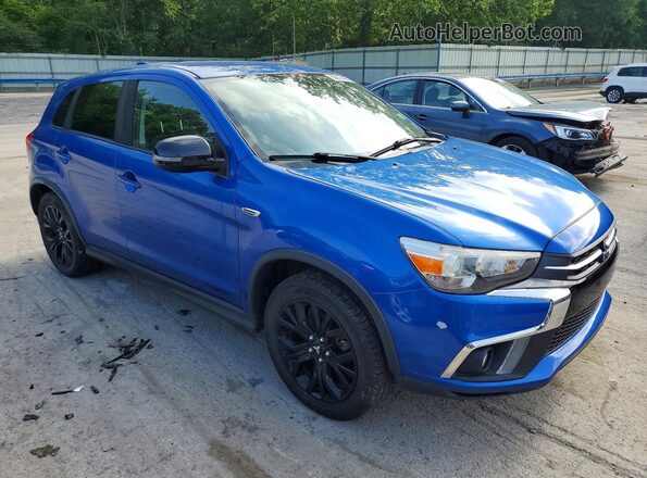 JA4AR3AU2JZ028970 2018 MITSUBISHI OUTLANDER Blue Вид спереду