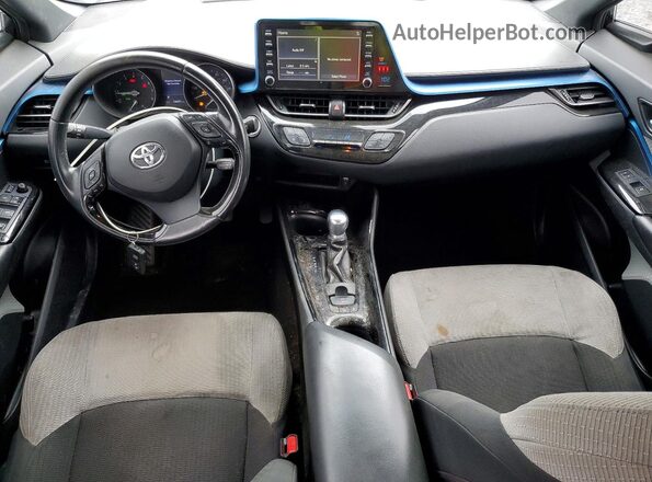 NMTKHMBX2KR075462 2019 TOYOTA C-HR Black Vista del cuadro de instrumentos