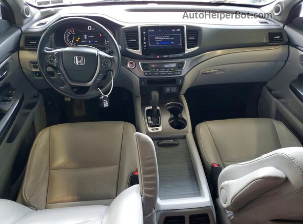 5FNYF6H51GB092994 2016 HONDA PILOT Silver Вид щитка приладів