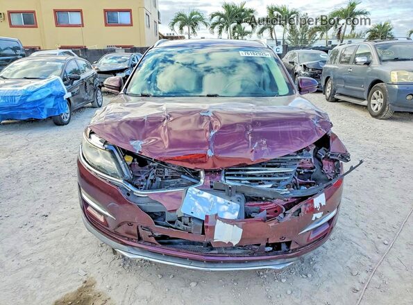 5LMCJ2C98HUL32796 2017 LINCOLN MKC Бордовый Вид сзади