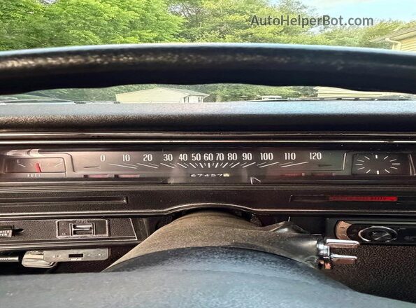 XXXX1Y27H4W142140 1974 CHEVROLET NOVA Серый Вид щитка приборов