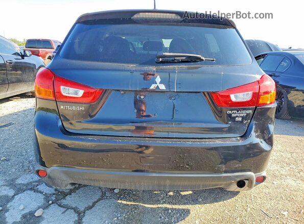 JA4AP3AW0GZ044326 2016 MITSUBISHI OUTLANDER Black Widok wnętrza z przodu