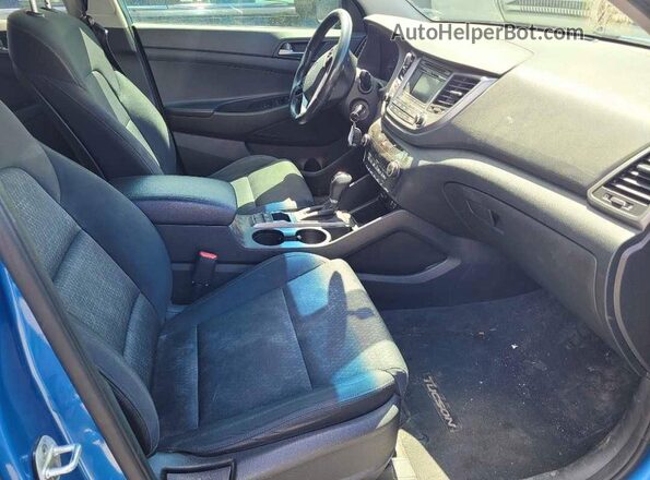 KM8J3CA2XGU213534 2016 HYUNDAI TUCSON Blue Հետևի տեսք