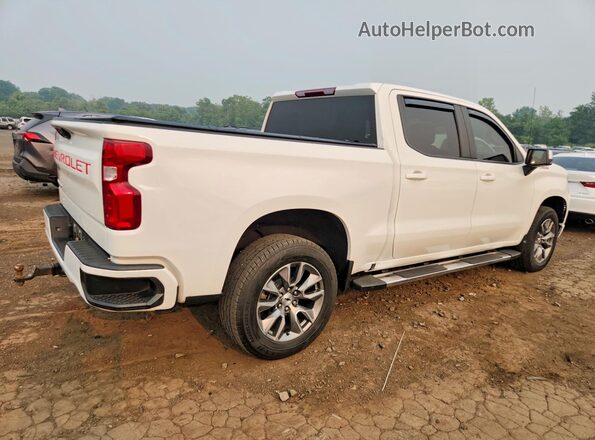 1GCUDEE81PZ129419 2023 CHEVROLET SILVERADO White Передня права чверть