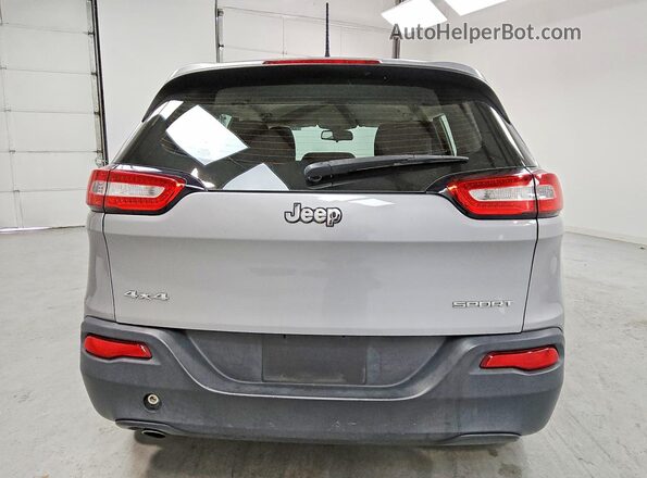 1C4PJMAB0HW655335 2017 JEEP CHEROKEE Silver Սալոնի դիմացի տեսք