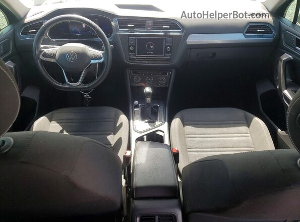 3VV1B7AX9NM034320 2022 VOLKSWAGEN TIGUAN Black Вид щитка приладів