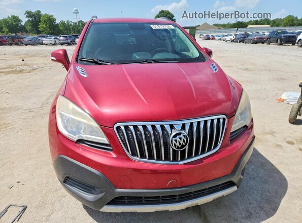 KL4CJASB8GB536606 2016 BUICK ENCORE Красный Вид сзади