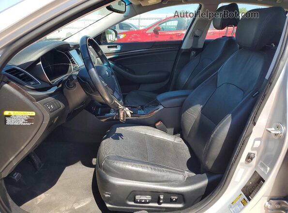 KNALN4D78G5208022 2016 KIA CADENZA Silver წინა პანელის ხედი