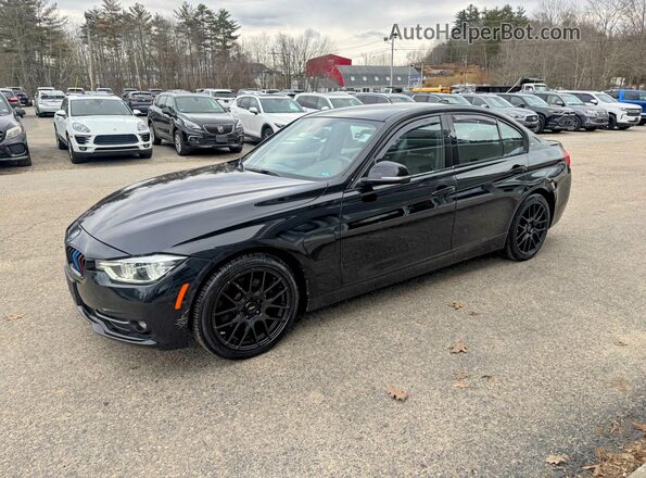 WBA8E1C55JA755929 2018 BMW 3 SERIES Черный Задняя левая четверть