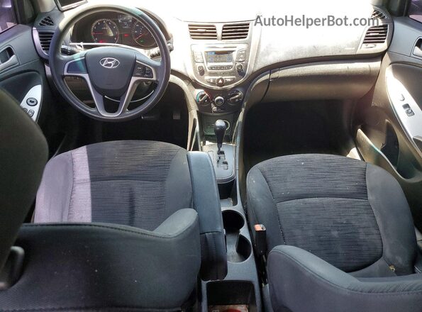 KMHCT5AE2HU312025 2017 HYUNDAI ACCENT Silver Vista del cuadro de instrumentos