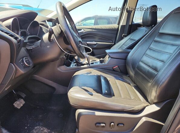 1FMCU9J95JUD34890 2018 FORD ESCAPE Gray წინა პანელის ხედი