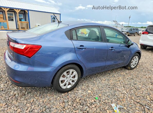 KNADM4A39G6633557 2016 KIA RIO Blue წინა მარჯვენა